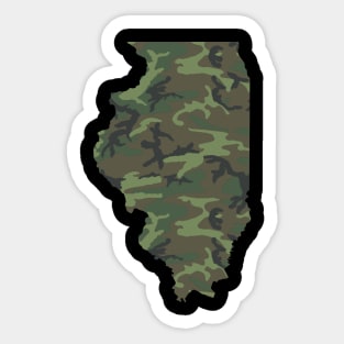 Hiking Illinois Sticker